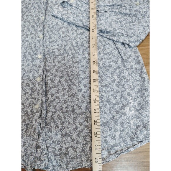 Gap Womens Button Down 100% Cotton Floral  XL FREE SHIPPING! - Picture 8 of 12